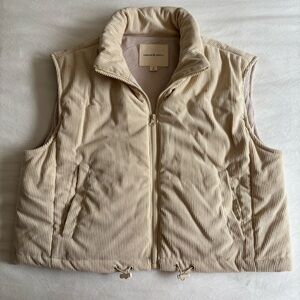 Corduroy Cropped Vest
